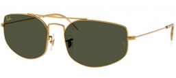 Gafas de Sol - Ray-Ban® - Ray-Ban® RB3845 EXPLORER 5 - 919631  LEGEND GOLD // G-15 GREEN