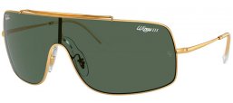 Gafas de Sol - Ray-Ban® - Ray-Ban® RB3897 WINGS III - 001/71 GOLD // DARK GREEN