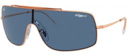 Gafas de Sol - Ray-Ban® - Ray-Ban® RB3897 WINGS III - 920280  ROSE GOLD // DARK BLUE