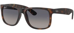 Gafas de Sol - Ray-Ban® - Ray-Ban® RB4165 JUSTIN - 865/8S  HAVANA // BLUE GRADIENT POLARIZED