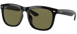 Gafas de Sol - Ray-Ban® - Ray-Ban® RB4260D - 601/9A BLACK // GREEN POLARIZED