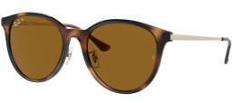 Gafas de Sol - Ray-Ban® - Ray-Ban® RB4334D - 710/83 LIGHT HAVANA // BROWN POLARIZED