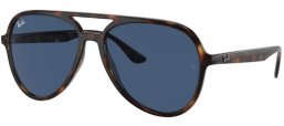 Gafas de Sol - Ray-Ban® - Ray-Ban® RB4376 - 710/80 HAVANA // DARK BLUE