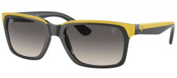 Gafas de Sol - Ray-Ban® - Ray-Ban® RB4393M - F62411 GREY ON YELLOW // GREY GRADIENT