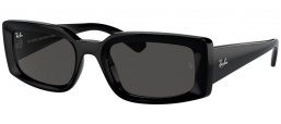 Lunettes de soleil - Ray-Ban® - Ray-Ban® RB4395 KILIANE - 667787  BLACK // DARK GREY