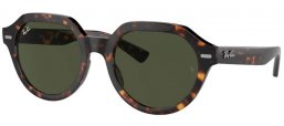 Sunglasses - Ray-Ban® - Ray-Ban® RB4399 GINA - 902/31 HAVANA // GREEN