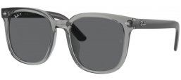 Gafas de Sol - Ray-Ban® - Ray-Ban® RB4401D - 659981  TRANSPARENT GREY // DARK GREY POLARIZED