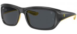 Gafas de Sol - Ray-Ban® - Ray-Ban® RB4405M - F62487  GREY ON YELLOW // DARK GREY