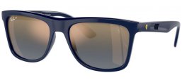 Gafas de Sol - Ray-Ban® - Ray-Ban® RB4413M - F688J0  BLUE // BUE MIRROR GOLD GRADIENT POLARIZED