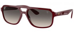 Gafas de Sol - Ray-Ban® - Ray-Ban® RB4414M - F68511  DARK RED // GREY GRADIENT