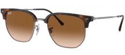 Gafas de Sol - Ray-Ban® - Ray-Ban® RB4416 NEW CLUBMASTER - 710/51 HAVANA // BROWN GRADIENT