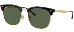 Gafas de Sol - Ray-Ban® - Ray-Ban® RB4418D - 601/31 BLACK ON GOLD // DARK GREEN