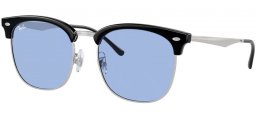 Gafas de Sol - Ray-Ban® - Ray-Ban® RB4418D - 667080  BLACK ON SILVER // BLUE