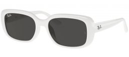 Gafas de Sol - Ray-Ban® - Ray-Ban® RB4421D - 677287  WHITE // DARK GREY