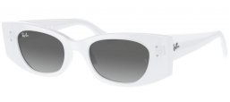 Gafas de Sol - Ray-Ban® - Ray-Ban® RB4427 KAT - 675911  WHITE // GREY GRADIENT