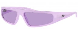 Gafas de Sol - Ray-Ban® - Ray-Ban® RB4432 IZAZ - 67581A  LILAC // VIOLET