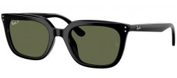 Gafas de Sol - Ray-Ban® - Ray-Ban® RB4439D - 901/9A BLACK // DARK GREEN POLARIZED