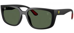 Gafas de Sol - Ray-Ban® - Ray-Ban® RB4443M - F60271  MATTE BLACK // DARK GREEN