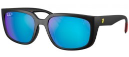 Gafas de Sol - Ray-Ban® - Ray-Ban® RB4443M - F602A1  MATTE BLACK // GREEN MIRROR BLUE POLARIZED