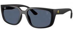 Gafas de Sol - Ray-Ban® - Ray-Ban® RB4443M - F70287  MATTE BLACK // DARK GREY