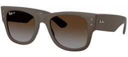 Gafas de Sol - Ray-Ban® - Ray-Ban® RB4840S - 6124T5  SAND BROWN // BROWN GRADIENT POLARIZED