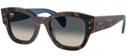 Gafas de Sol - Ray-Ban® - Ray-Ban® RB7681S JORGE - 140171  HAVANA GREY ON BLUE // GREY GRADIENT