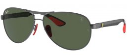 Gafas de Sol - Ray-Ban® - Ray-Ban® RB8331M - F00171  GUNMETAL // DARK GREEN