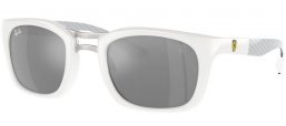 Gafas de Sol - Ray-Ban® - Ray-Ban® RB8362M - F6956G  WHITE // GREY MIRROR SILVER