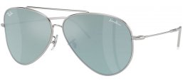 Gafas de Sol - Ray-Ban® - Ray-Ban® RBR0101S AVIATOR REVERSE - 003/30 SILVER // SILVER MIRROR