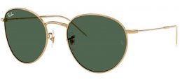 Gafas de Sol - Ray-Ban® - Ray-Ban® RBR0103S ROUND REVERSE - 001/VR ARISTA GOLD // DARK GREEN