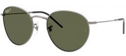 Gafas de Sol - Ray-Ban® - Ray-Ban® RBR0103S ROUND REVERSE - 004/9A GUNMETAL // DARK GREEN POLARIZED