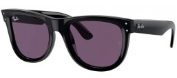 Lunettes de soleil - Ray-Ban® - Ray-Ban® RBR0502S WAYFARER REVERSE - 66771A  BLACK // VIOLET