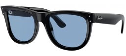 Lunettes de soleil - Ray-Ban® - Ray-Ban® RBR0502S WAYFARER REVERSE - 667772  BLACK // LIGHT BLUE