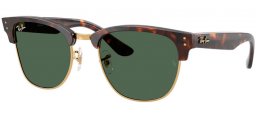 Lunettes de soleil - Ray-Ban® - Ray-Ban® RBR0504S CLUBMASTER REVERSE - 1359VR  HAVANA // DARK GREEN