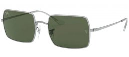 Gafas de Sol - Ray-Ban® - Ray-Ban® RB1969 RECTANGLE - 914931 SILVER // GREEN