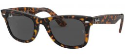 Lunettes de soleil - Ray-Ban® - Ray-Ban® RB2140 ORIGINAL WAYFARER - 1292B1 HAVANA ON TRANSPARENT LIGHT BROWN // DARK GREY