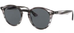 Gafas de Sol - Ray-Ban® - Ray-Ban® RB2180 - 643087 STRIPPED GREY HAVANA // DARK GREY