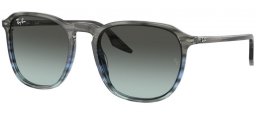 Gafas de Sol - Ray-Ban® - Ray-Ban® RB2203 - 1391GK STRIPED GREY GRADIENT BLUE // BLUE VINTAGE GRADIENT BLACK