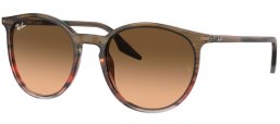 Gafas de Sol - Ray-Ban® - Ray-Ban® RB2204 - 13953B STRIPED BROWN GRADIENT RED // BROWN GRADIENT