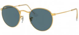 Gafas de Sol - Ray-Ban® - Ray-Ban® RB3447 ROUND METAL - 9196R5 LEGEND GOLD // BLUE