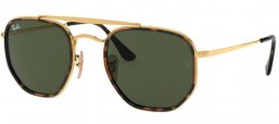 Gafas de Sol - Ray-Ban® - Ray-Ban® RB3648M MARSHAL II - 001 GOLD // GREEN