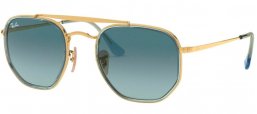 Gafas de Sol - Ray-Ban® - Ray-Ban® RB3648M MARSHAL II - 91233M GOLD // BLUE GREY GRADIENT