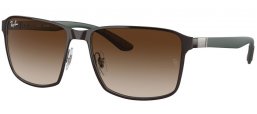 Gafas de Sol - Ray-Ban® - Ray-Ban® RB3721 - 188/13  BROWN ON GUNMETAL // BROWN GRADIENT