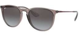 Lunettes de soleil - Ray-Ban® - Ray-Ban® RB4171 ERIKA - 65138G TRANSPARENT GREY // LIGHT GREY GRADIENT DARK GREY