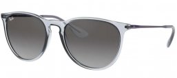 Lunettes de soleil - Ray-Ban® - Ray-Ban® RB4171 ERIKA - 651611 TRANSPARENT // LIGHT GREY GRADIENT DAKR GREY