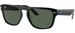 Gafas de Sol - Ray-Ban® - Ray-Ban® RB4407 - 654571 BLACK TRANSPARENT BLACK // DARK GREEN