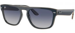 Gafas de Sol - Ray-Ban® - Ray-Ban® RB4407 - 67304L BLUE GREY TRANSPARENT LIGHT BROWN // GREY GRADIENT BLUE