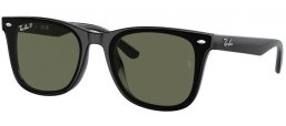 Gafas de Sol - Ray-Ban® - Ray-Ban® RB4420 - 601/9A  BLACK // DARK GREEN POLARIZED