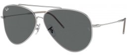 Gafas de Sol - Ray-Ban® - Ray-Ban® RBR0101S AVIATOR REVERSE - 003/GR SILVER // DARK GREY