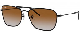 Gafas de Sol - Ray-Ban® - Ray-Ban® RBR0102S CARAVAN REVERSE - 002/CB BLACK // BROWN GRADIENT